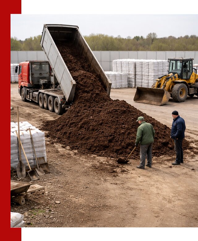 Доставка торфяных смесей оптом и в розницу в Кронштадте