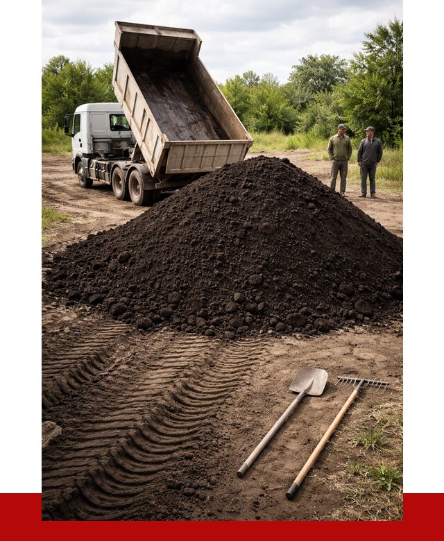 Купить чернозем навалом в Кронштадте от 1252 р. за куб | ПРОНЕРУДКрн