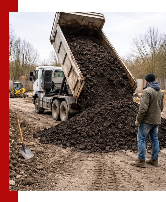 Доставка чернозема навалом в Кронштадте быстро и выгодно