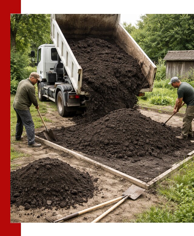 Купить чистый чернозем для огорода с доставкой в Кронштадте