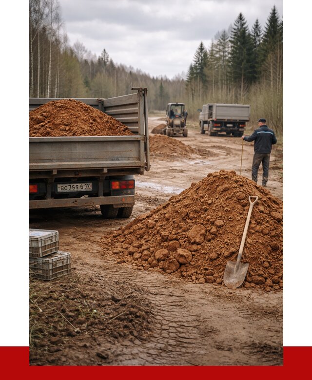 Глина и суглинки в Кронштадте от 4695 р. за куб | ПРОНЕРУДКрн