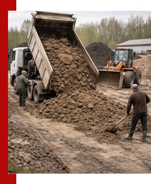 Доставка глин и суглинков в Кронштадте оптом и вкрай