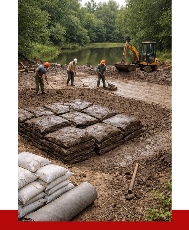 Купить глину для пруда в Кронштадте от 4695 р. с доставкой | ПРОНЕРУДКрн