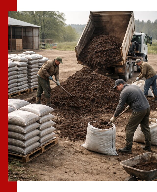 Доставка компоста оптом и в розницу в Кронштадте