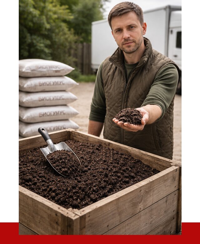 Купить биогумус в Кронштадте с доставкой от 8869 р. за куб | ПРОНЕРУДКрн