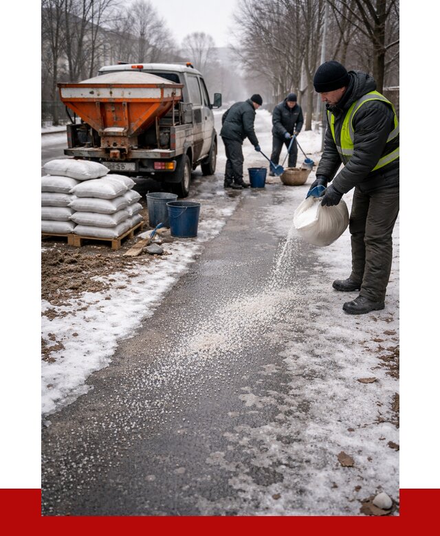 Реагент против гололеда в Кронштадте с доставкой от 4695 р. | ПРОНЕРУДКрн