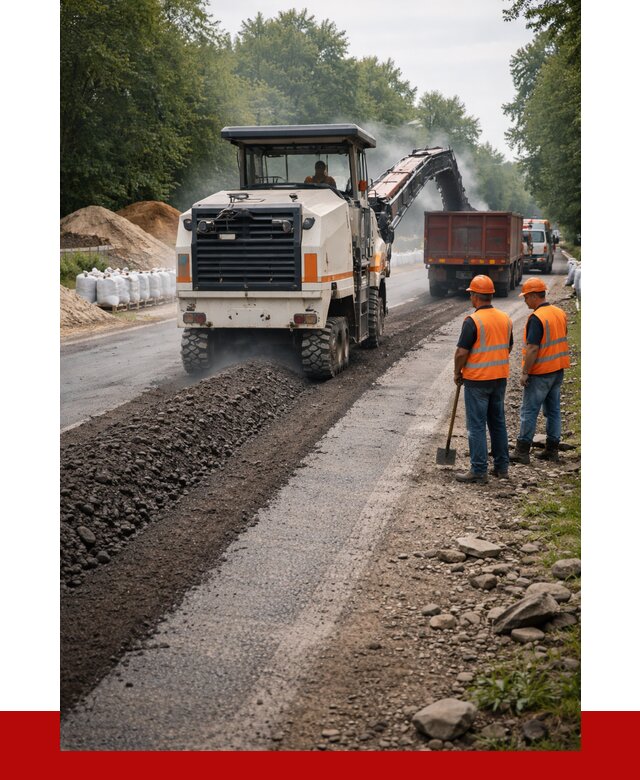 Фрезерованный асфальт в Кронштадте от 2295 р./куб. | ПРОНЕРУДКрн