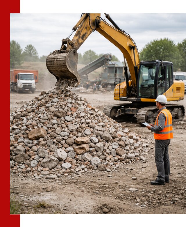 Доставка и вывоз строительного боя в Кронштадте