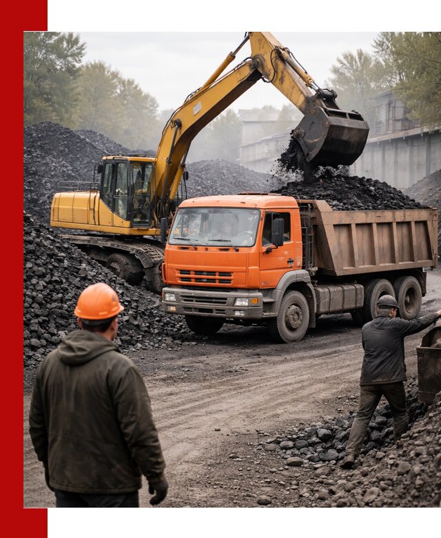 Доставка угля автотранспортом в Кронштадте быстро и выгодно