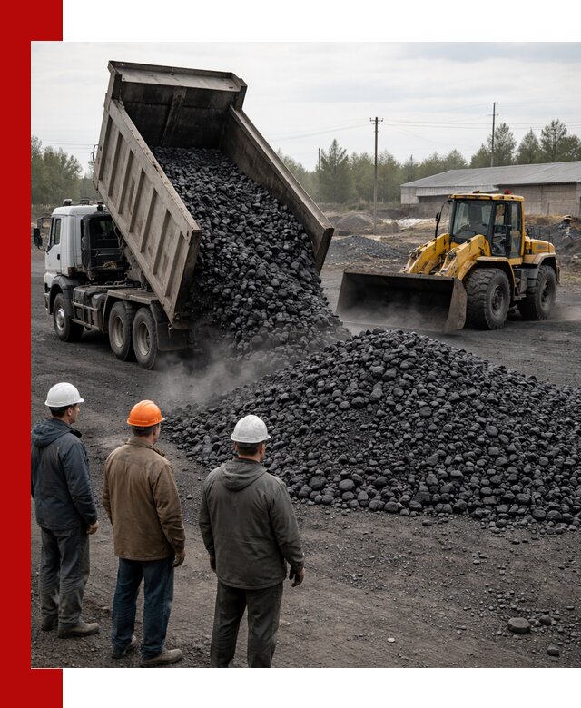 Доставка угля антрацита в Кронштадте с самосвалами и погрузкой