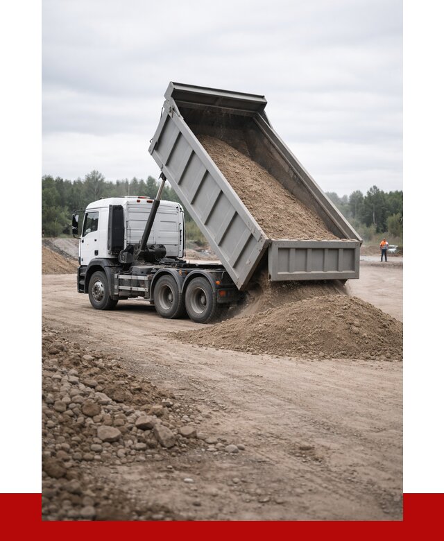 Доставка самосвалом 15 кубов в Кронштадте от 6782 руб. | ПРОНЕРУДКрн