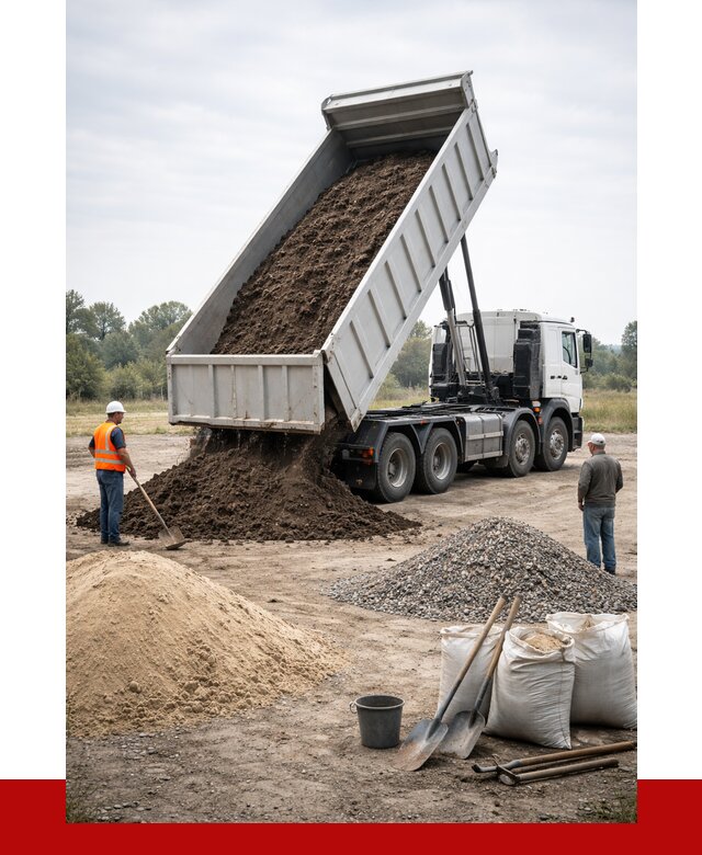 Доставка самосвалом 30 кубов в Кронштадте от 8869 р. | ПРОНЕРУДКрн