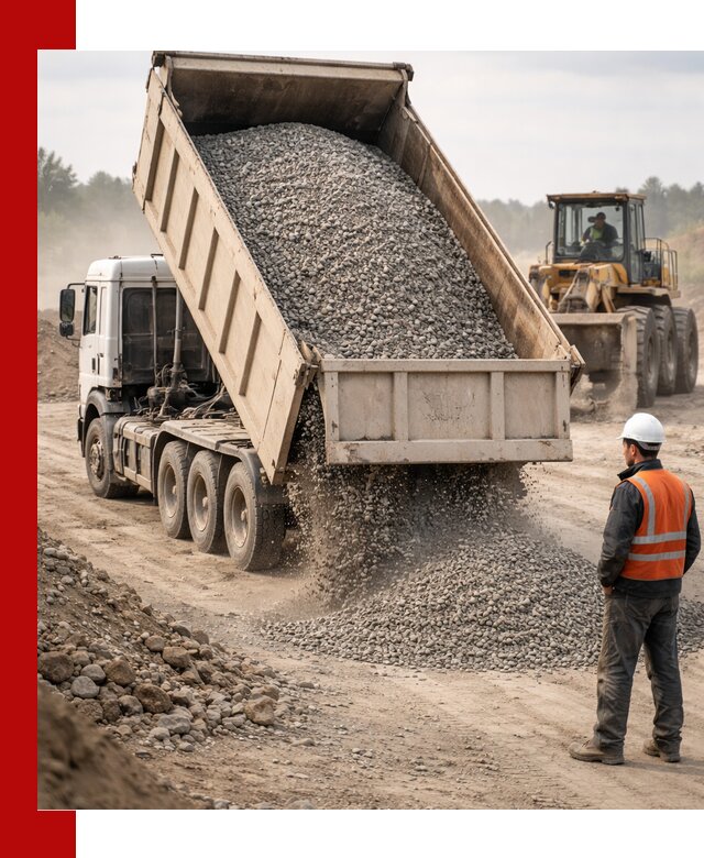 Доставка самосвалом 40 кубов цемента и сыпучих в Кронштадте