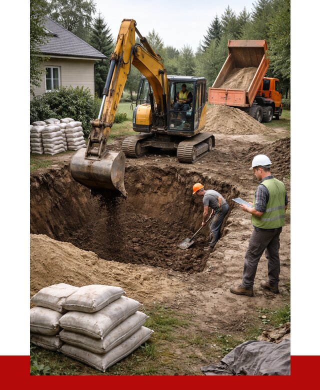 Рытье котлована в Кронштадте быстро от 4695 р. ПРОНЕРУДКрн