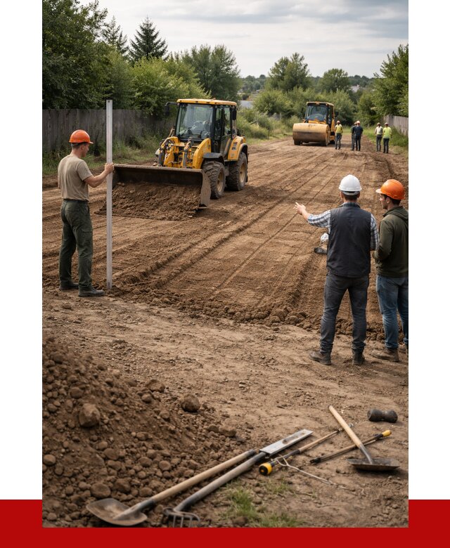 Планировка участка грунтом в Кронштадте от 4695 р ПРОНЕРУДКрн