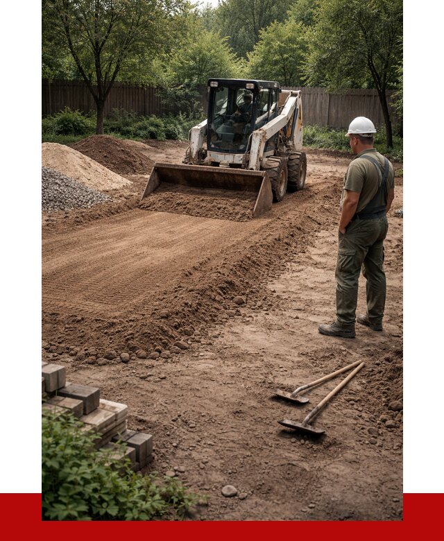 Выравнивание участка под ключ в Кронштадте от 3652 р. | ПРОНЕРУДКрн